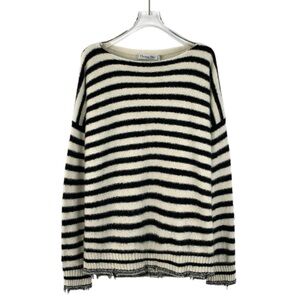 Dior Striped Black and White Sweater